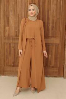 Overalls - Salopette hijab camel 100339215 - Turkey