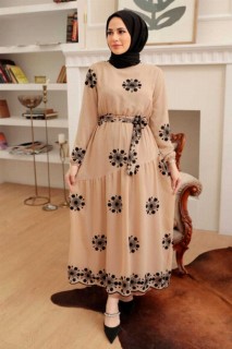 Clothes - Mink Hijab Dress 100340875 - Turkey