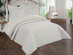 Home Product - French Lace Ebrar Blanket Set Powder 100330698 - Turkey