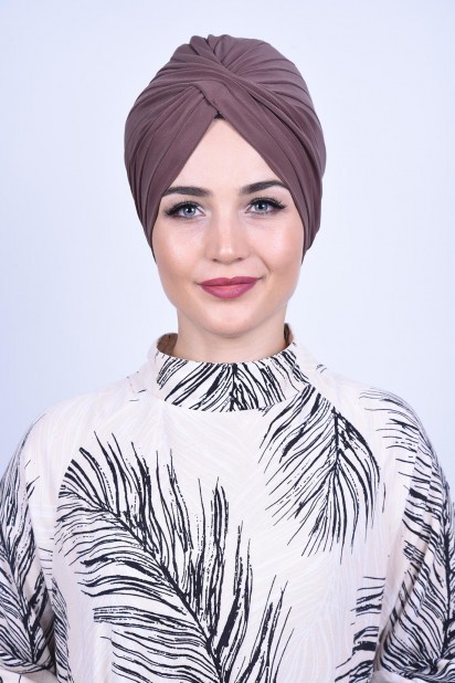 Woman Bonnet & Turban - Vison d'os externe Vera - Turkey
