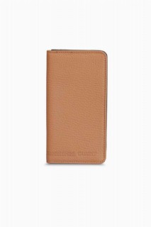 Handbags - Guard Phone Entry Hazelnut Black Leather Portfolio Wallet 100345767 - Turkey