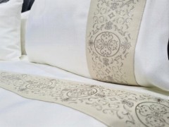 Dowry Land Dior Cotton Satin Duvet Cover Set Cappucino Gold 100331852