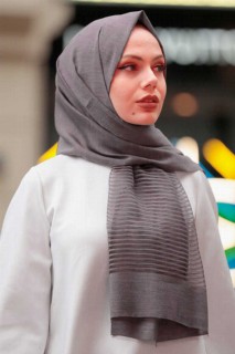 Other Shawls - Rauchfarbener Hijab-Schal 100339501 - Turkey