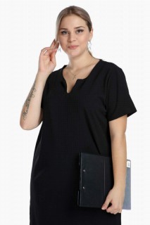 Young Plus Size Short Sleeve Business Woman 100276556