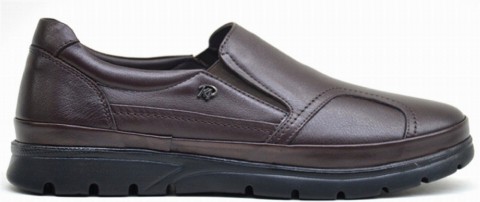SHOEFLEX COMFORT - BROWN - MEN'S SHOES,Leather Shoes 100325160