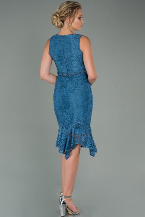 Evening Dress Sleeveless Midi Lace Invitation Dress 100297305