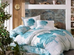 Bedding - طقم غطاء لحاف مزدوج يوليو أزرق 100260217 - Turkey