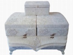 Dowry Bed Sets - Couvre-lit double matelassé Hande Crème 100330210 - Turkey