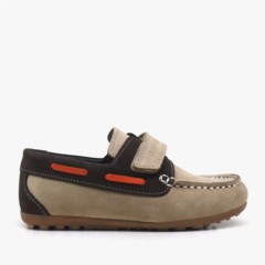 Sand Color Classic Genuine Leather Shoes for Boys 100278703