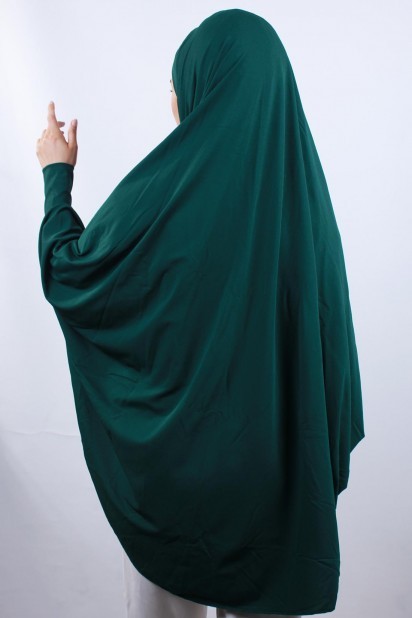 5XL Veiled Hijab Emerald Green 100285110