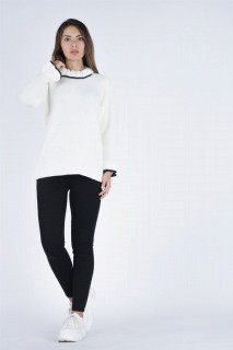 Clothes - Women's Sleeve Flywheel Knitwear Sweater 100326270 - Turkey