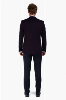 Men's A-Navy Blue Broadway Slim Fit Groom Suit 100350486