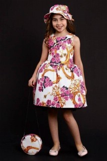 Kids - New Rose Versailles Model Rosa Kleid für Mädchen 100328194 - Turkey