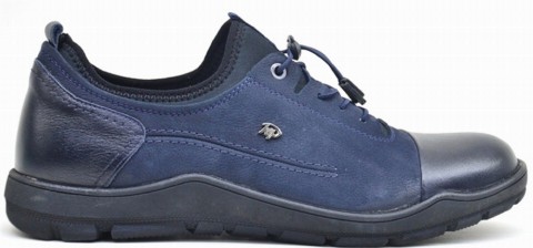 COMFOREVO SHOES - NAVY BLUE - MEN'S SHOES,Leather Shoes 100325202