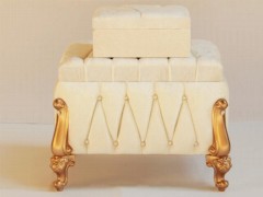 Dowry box - Avangarde Luxury Stone Double Dowry Chest Cream 100257462 - Turkey