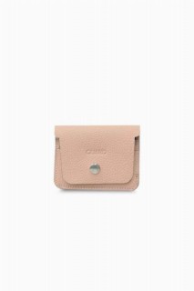 Wallet - Mini porte-cartes en cuir Guard Powder avec compartiment à monnaie 100345897 - Turkey
