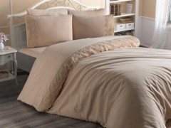 Bedding - طقم غطاء لحاف حسناء دوي من فرينش لاسي كريم 100331886 - Turkey