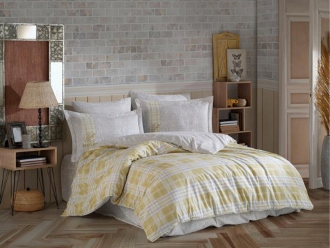 Bedding - طقم غطاء لحاف ريثيم مزدوج أخضر 100332078 - Turkey