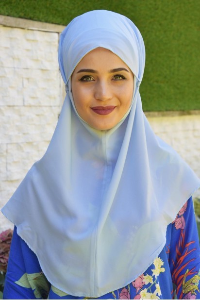 Nowa Tie-up Hijab Baby Blue 100285437