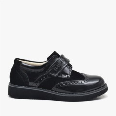 Hidra Daily Use patent leather Velcro Boy's Shoes 100278560