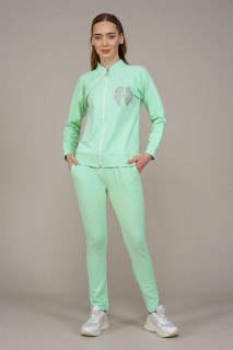 Women's Stone Wing Detailed Tracksuit Set 100342685