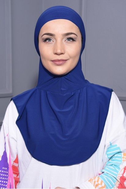 All occasions - Neck Collar Hijab Sax 100285412 - Turkey