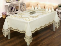 Table Cover Set - Tafelservice aus französischer Guipure-Elfenspitze – 25-teilig 100259865 - Turkey