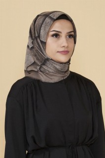 Woman Hijab & Scarf - Women's Chavelle Soft Coton India Scarf 100325820 - Turkey