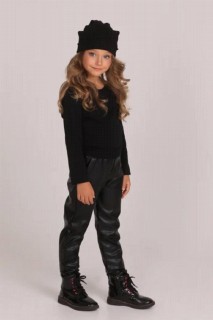 Girl's New Gray Inflatable Jacket With Berets Leather Bottom Top Set 100327170