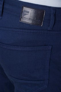 Men's Sax Cotton 5 Pocket Slim Fit Slim Fit Trousers 100350875