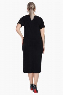 Plus Size Shoulder Lace Pencil Dress 100276561