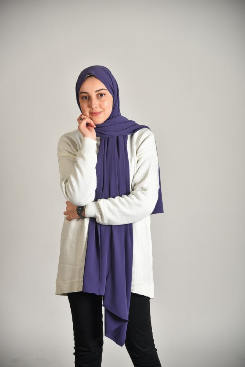 Woman Hijab & Scarf - شال مدینه عمدتاً حاوی آبی است - Turkey