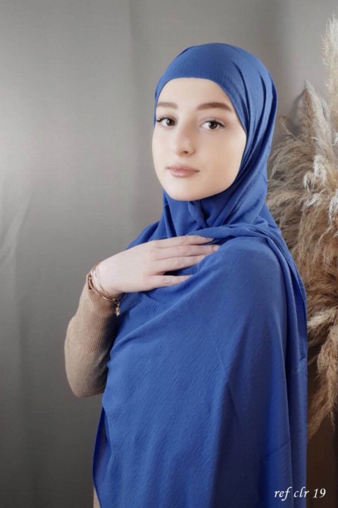 Woman Hijab & Scarf - Hijab Jazz Premium Lagoon Blue 100318120 - Turkey