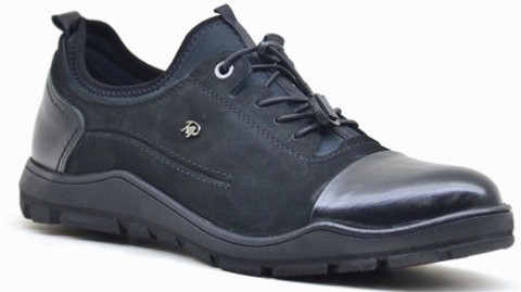 Sneakers & Sports - COMFOREVO SHOES - BLACK - MEN'S SHOES,Leather Shoes 100325203 - Turkey