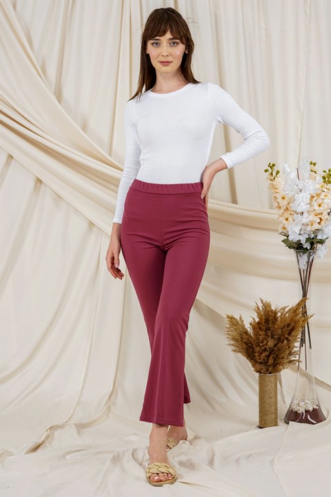 Pants - Women's Flared Trousers 100342637 - Turkey