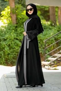 Clothes - Grey Hijab Abaya 100336731 - Turkey