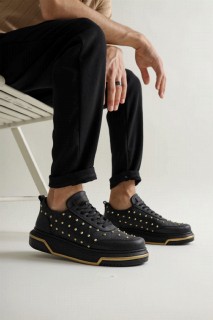 Daily Shoes - Men's Shoes BLACK/GOLD 100342108 - Turkey