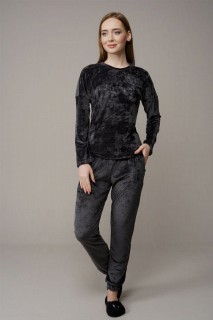 Lingerie & Pajamas - Women's Velvet Pajamas Set 100325838 - Turkey