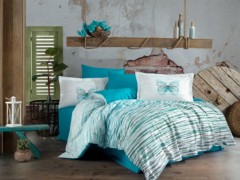 Bedding - طقم غطاء لحاف مزدوج جاردين أرجواني 100332081 - Turkey