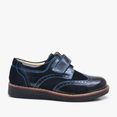 Hidra Daily patent leather Velcro Evening Shoes for Boys 100278556