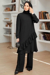 Black Hijab Suit Dress 100341071