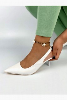 Catalin White Heeled Shoes 100344090