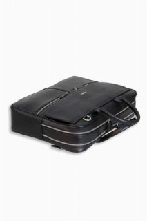 Guard Black Mega Size Laptop Entry Leather Briefcase 100345207