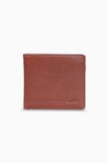 Wallet - Taba Single Piston Leather Men's Wallet 100345713 - Turkey