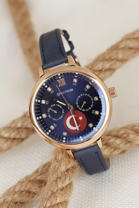 Watchs - Leather Band Women's Wristwatch 100318654 - Turkey