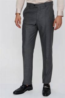 pants - Men's Gray Dynamic Fit Basic Trousers 100350955 - Turkey