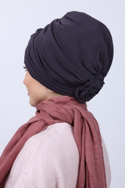 Double Way Rose Knot Bonnet Smoked 100284858