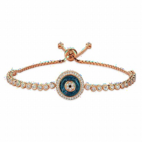 Jewelry & Watches - Evil Eye Stone Women's Silver Bracelet 100347264 - Turkey