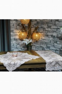 Dowry Land Snowflake 26 Piece Table Cloth Set Cream 100330725