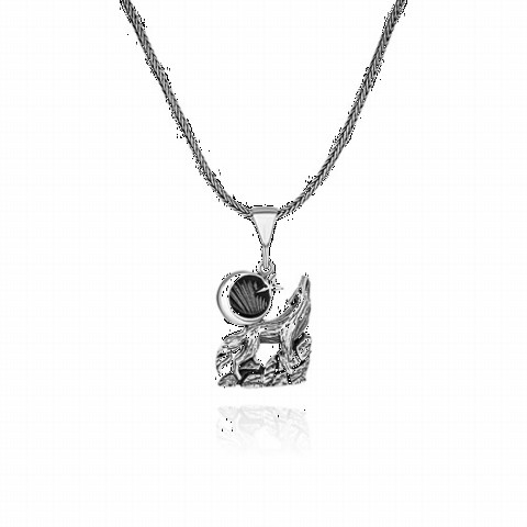 Bozkurt Special Cut Silver Necklace 100348832